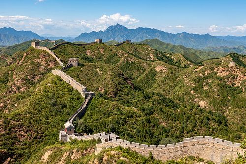 De Grote Muur bij Jinshanling in China