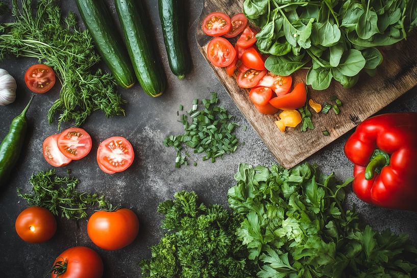 Légumes divers par Cafe Noir