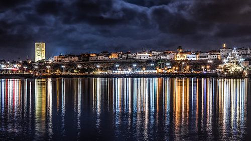 Rabat bei Nacht von Brahim Hannane