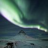 Northern lights at Kirkjufell by Sven Broeckx