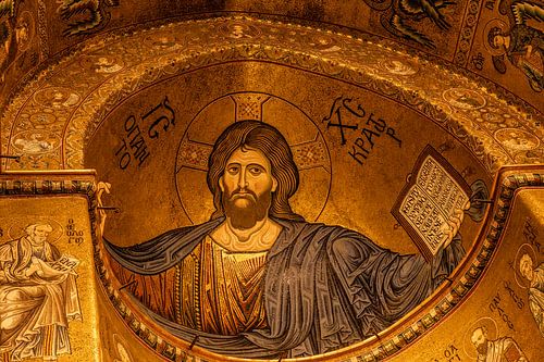 christus pantocrator in dom van Monreale
