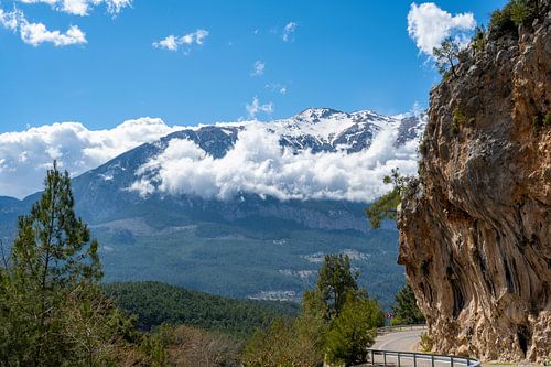Berg panorama Antalya Taurus wolken