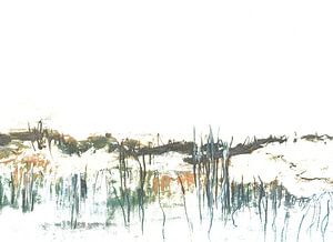 minimalistische Sommerwiese
