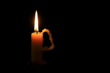 Beautiful candlelight romance