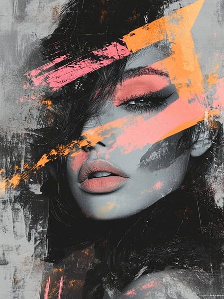 Modern Abstract Portret van SPEQ ART