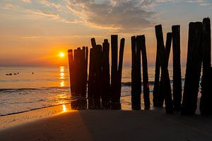 Groynes an der Kerf von Rob Donders Beeldende kunst