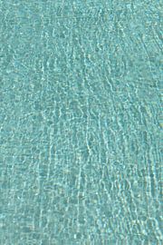 Blauw zwembad water | reisfotografie print | Griekenland