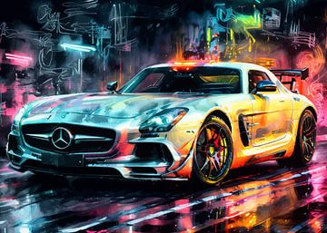 Mercedes-Benz SLS AMG Black by MIROKKU