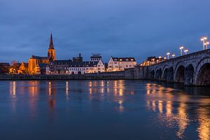 Maastricht bij nacht van Bert Beckers