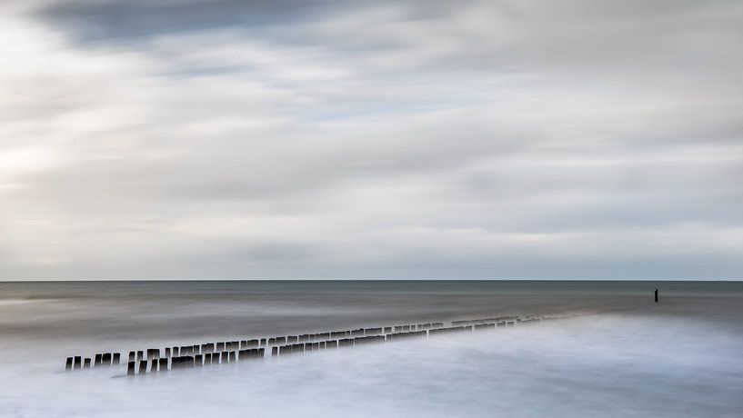 jetée brumeuse par Linda Raaphorst