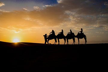 Sahara sunset by Bart Hendriks