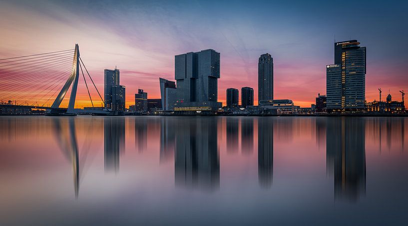 Skyline Rotterdam Kunst von Alex Riemslag
