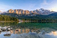 Zonsondergang aan de Eibsee