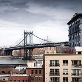 Manhattan Bridge New York USA van M@rk - Artistiek Fotograaf