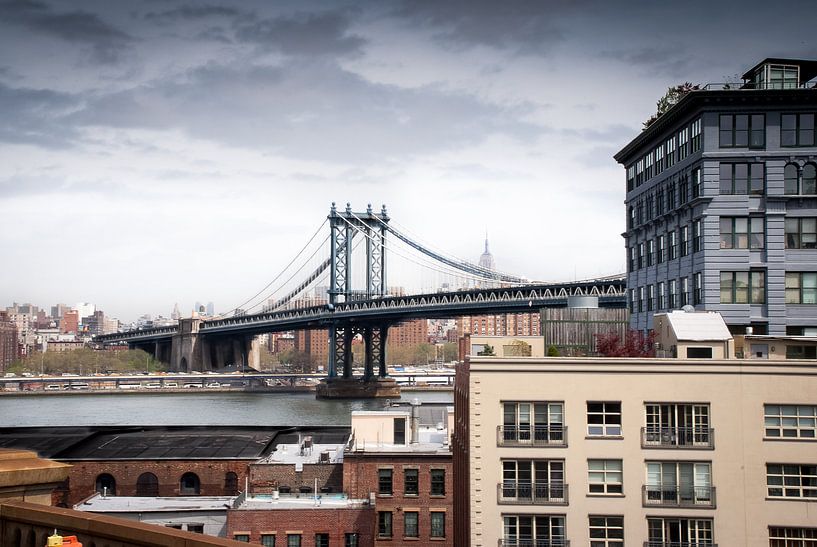 Manhattan Bridge New York USA van M@rk - Artistiek Fotograaf