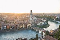 Verona Skyline Sonnenuntergang von Charles Poorter Miniaturansicht