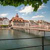 Brücke in Luzern von Mark Bolijn