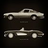 Ferrari 250GT Lusso 1963 und Chevrolet Corvette C1 1960 von Jan Keteleer
