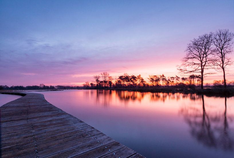 Zonsopkomst op de Hei by Jamie Lebbink