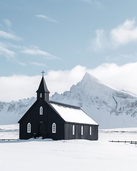Winterlandschaft von fernlichtsicht