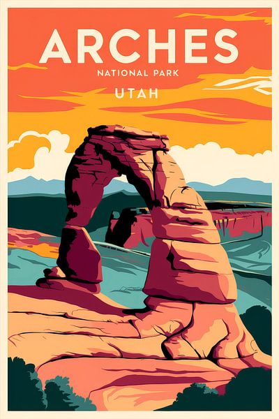 Arches National Park, Utah von Poster Art Shop