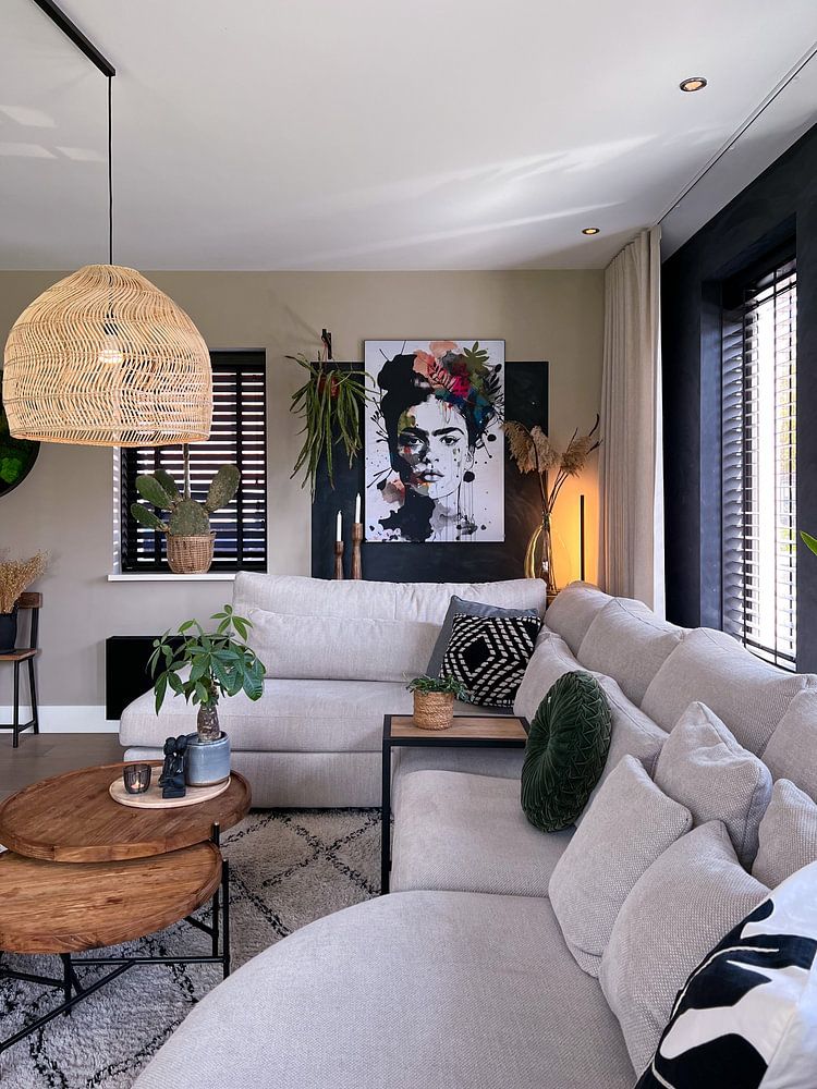 Black &amp; white with flower colour splash  von Bianca ter Riet 