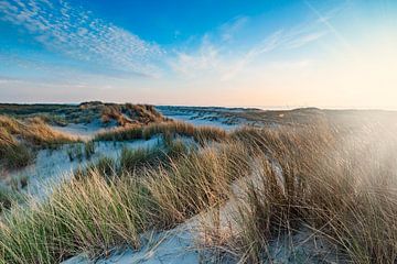 Coucher de soleil sur la côte des Pays-Bas sur gaps photography