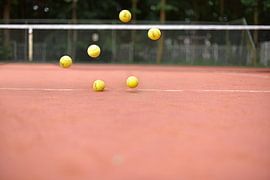 Ballen in de lucht van Inge van der Hart Fotografie