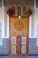 Tamegroute door of Sufi centre