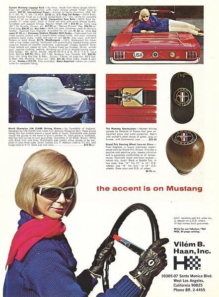 Vintage advertentie 1965 van Jaap Ros