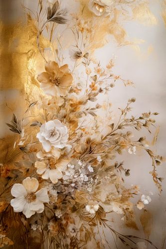 Bloemen Rococo Schilderij