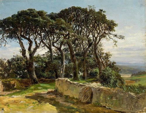 Carlos de Haes-Oude boslandschappen, Antiek landschap