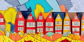 Leben mit Farbe von Lily van Riemsdijk - Art Prints with Color