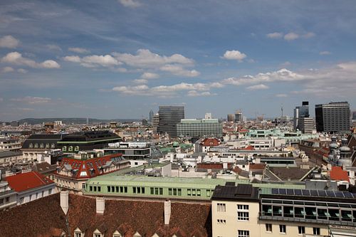 Uitzicht over Wenen, Oostenrijk