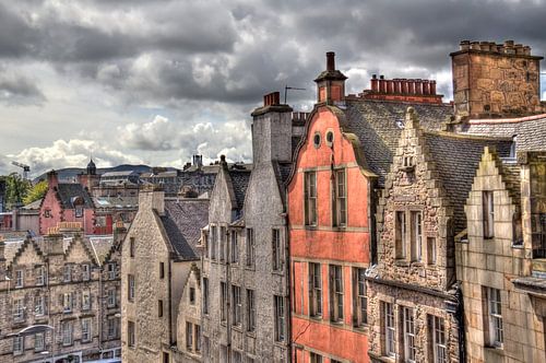 Historische huizen in Edinburg