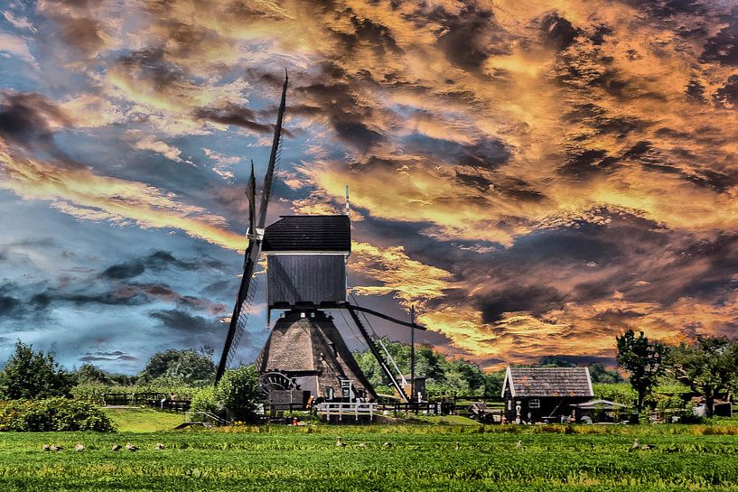 Vlietmill, Lexmond, The Netherlands van Maarten Kost