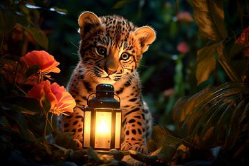 Cute Leopard Cub sur Mutschekiebchen