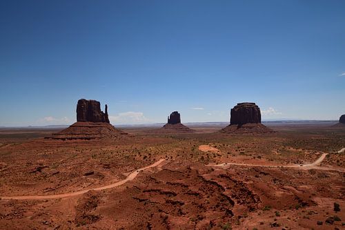 Monument Valley in Utah, Californië