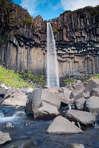 Chute d'eau de Svartifoss Islande