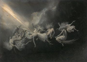 Lightning Struck a Flock of Witches, William Holbrook Beard