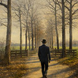 Eine vertraute Allee von Geert Van Baelen