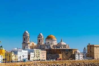 la cathédrale de Cadix dans le sud de l'Espagne