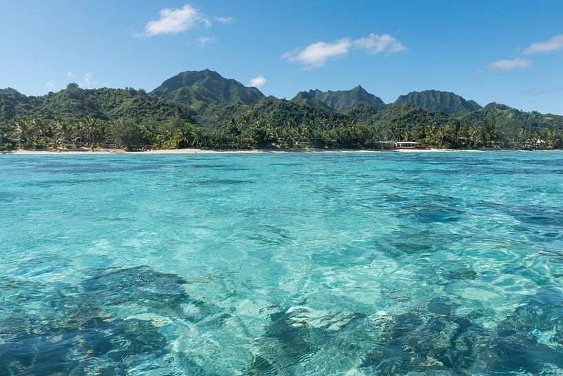 Lagune Rarotonga van Laura Vink