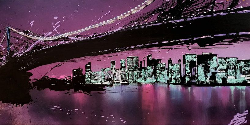 Brisbane, Story bridge de nuit par Hilma Bovenkerk