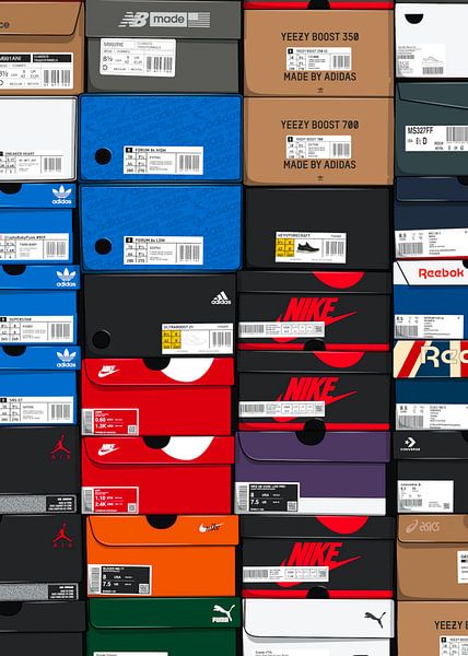 Turnschuhe Box von Pargoy Art
