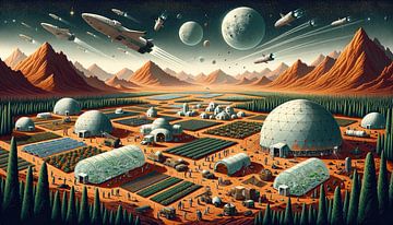 Martian Pioneers by Jeroen Kleiberg