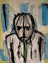 Counting paving stones. by van.rikxoort.art