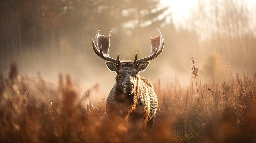 Silent Moose Majesty by ByNoukk