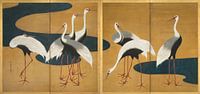 Cranes, Suzuki Kiitsu by Masterful Masters thumbnail