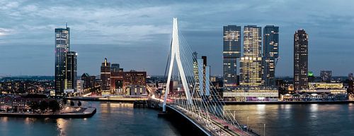 Wilhelminapier Erasmus Bridge Rotterdam by Midi010 Fotografie